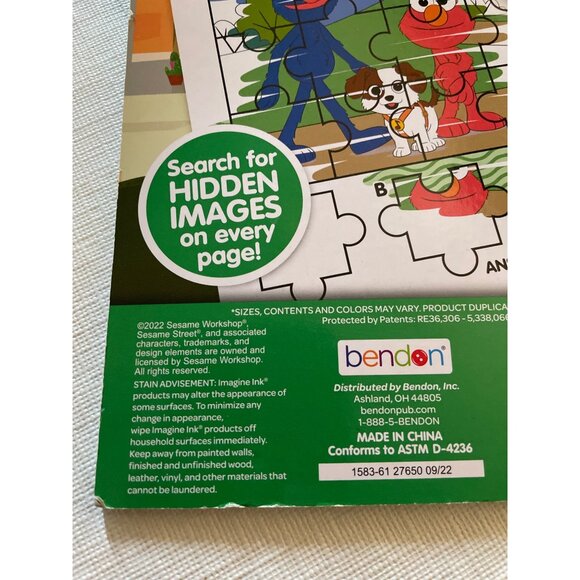Sesame Street Imagine Ink Magic Ink Pictures Activity Book & Marker - Picture 3 of 11